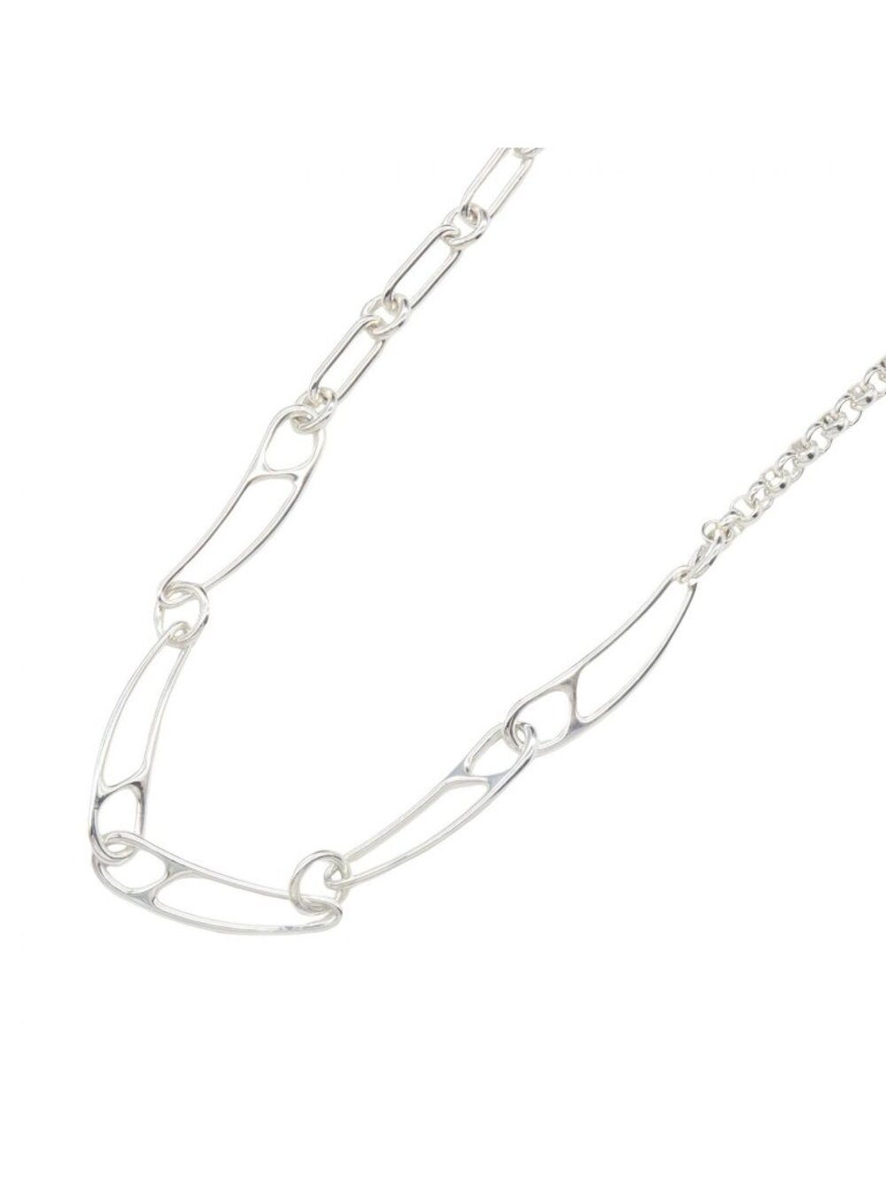 Hermes Necklace Chaine D'ancre Punk 41.5 cm 925 Sterling Silver